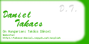 daniel takacs business card