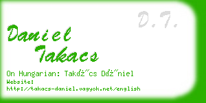 daniel takacs business card